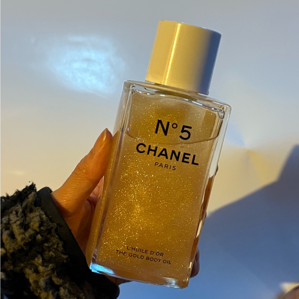 CHANEL No. 5 Gold Shimmer Body Oil Limited Edition